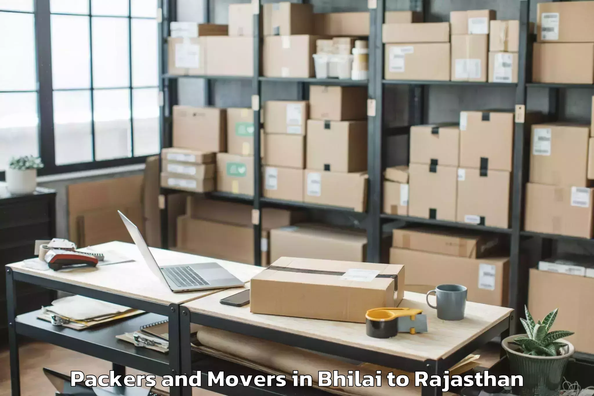 Book Your Bhilai to Ladnu Packers And Movers Today